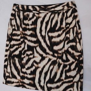 Ann Taylor size 2 Tiger Print Skirt